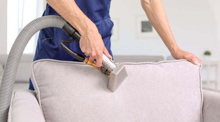 Similarly to carpets, upholstery furniture easily traps dirt and bacteria.