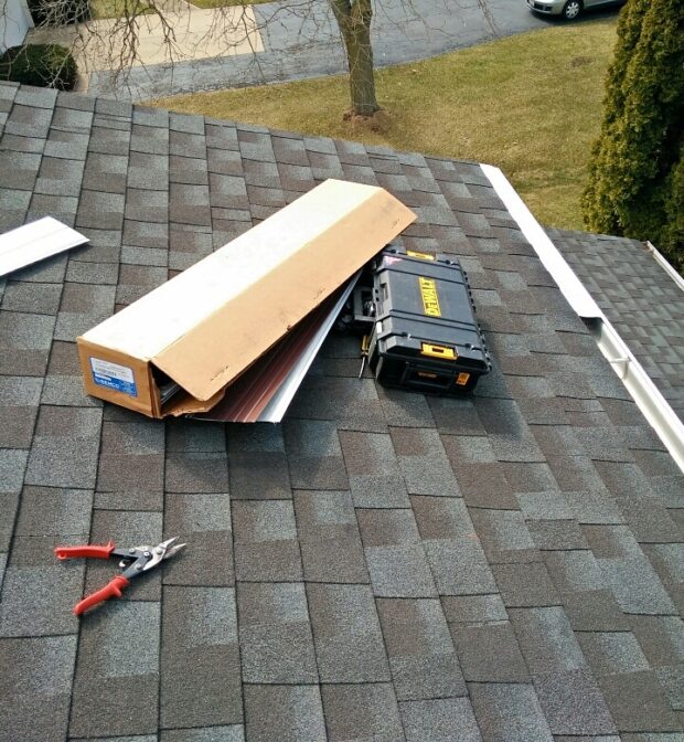 Gutter guards installation