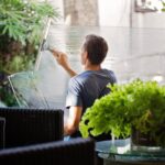 hard water stains on windows removal
